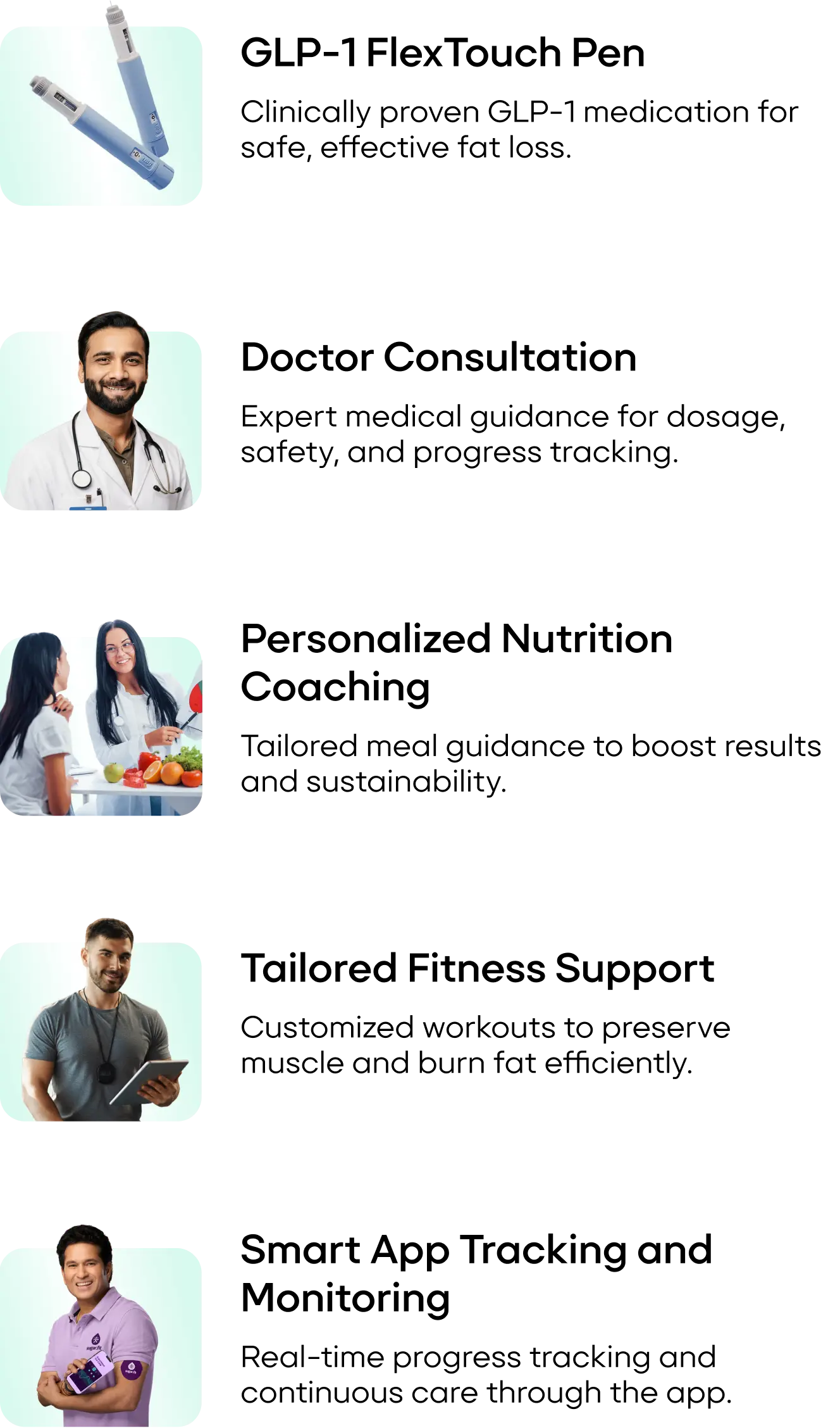 What is included in the Sugarfit GLP-1 program